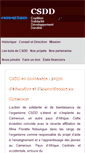 Mobile Screenshot of csdd-quebec.org
